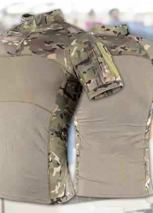 Бойова потовідвідна сорочка tactical series multicam, тактичний убакс мультикам, літня військова сорочка4 фото