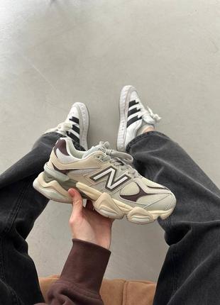 Кроссовки new balance 9060 panelled lace-up sneakers