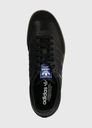 Кожаные кроссовки adidas originals samba og цвет чёрный ie34384 фото