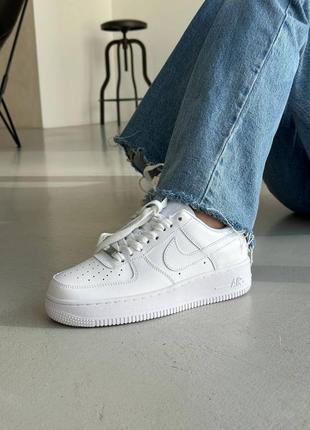 Кроссовки nike air force 1 white premium