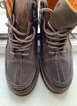 Ботинки мужские коричневые 424 фото