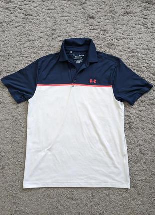 Футболка поло under armour, size m, плечі 45 підпахуи 53 довжина 731 фото