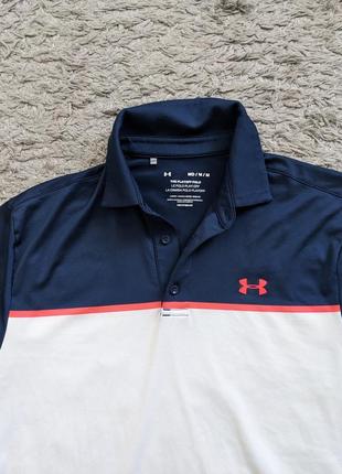 Футболка поло under armour, size m, плечі 45 підпахуи 53 довжина 732 фото