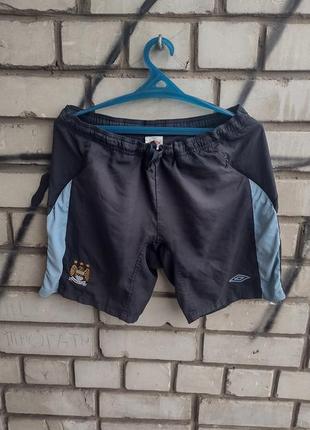 Manchester city umbro футбольные шорты