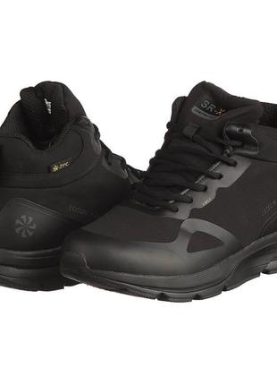 Мужские черные комбинированные кроссовки supo 20046