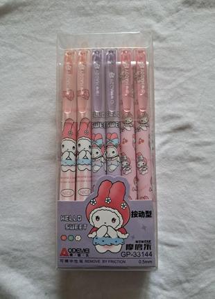 Набор гелевых ручек 12 шт. мелоды - sanrio melody pens