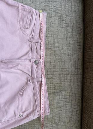 Розовая джинсовая юбка2 фото