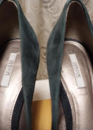 Стильные брендовые кожаные туфли geox3 фото
