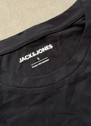 Мужская футболка jacksjones новая,черная5 фото