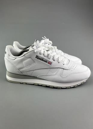 Фирменные кожаные кроссовки reebok classic