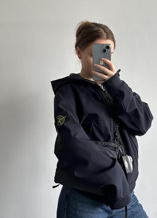 Оригинальная куртка ветровка stone island softshell goretex