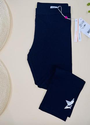 Лосинки укороченные темно синего цвета/б бренд: ovs60размер: 158 (12-13 р)