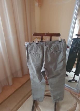 Коттоновые брюки хаки2 фото