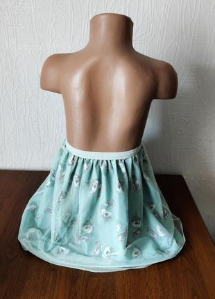 Красивая юбка с эдинорожками2 фото