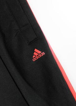 adidas спортивные женские брюки с полосками черные размер s6 фото