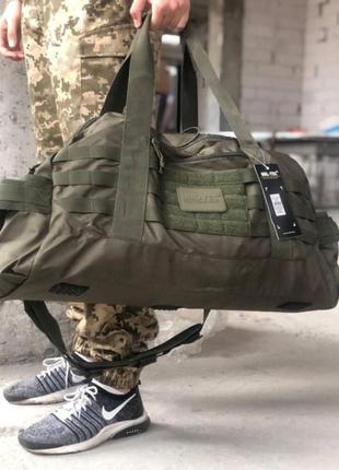Универсальная тактическая военная сумка mil-tec us combat parachute cargo medium 54 л, оригинал, свинца