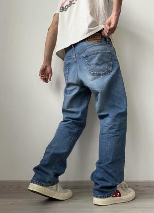 Вінтажні широкі джинси diesel ligh washed denim jeans baggy staight wide big boy rap винтажные широкие джинсы