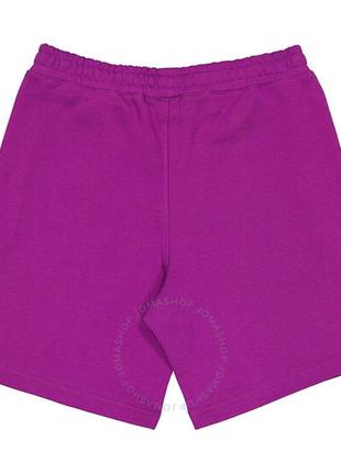 Brand new kenzo men's purple sport little x cotton-blend shorts, size medium3 фото