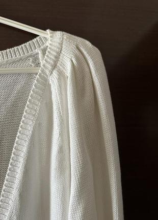 Женский белый свитер6 фото