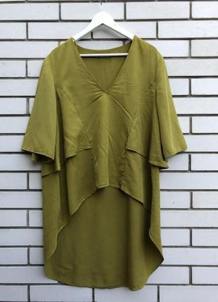 Ассиметрия,удлиненная по спинке блузка,туника,коллекция zara