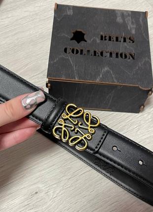 Ремінь жіночий натуральна шкіра loewe