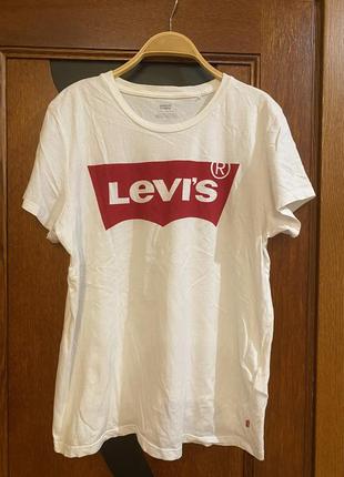 Белая футболка levi's levis2 фото