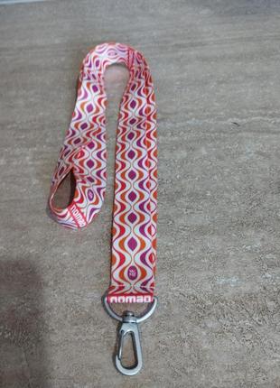 Nomad сша ланъярд лента шнурок ремешок подвеска на шею с карабином для бейджика, ключей брелок3 фото