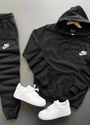 Весняний костюм nike худі біле + штани2 фото