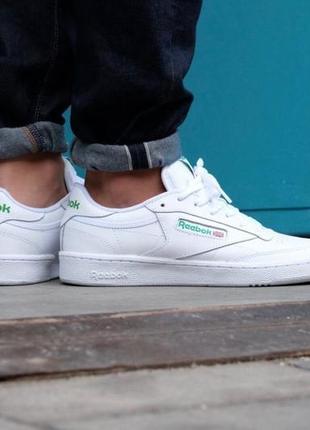 Кросівки reebok club c white  ar04562 фото