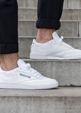 Кросівки reebok club c white  ar04563 фото