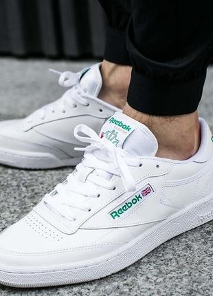 Кроссовки reebok club c white ar04566 фото