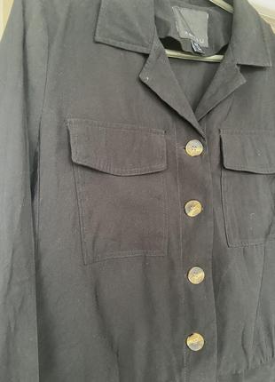 Amisu пиджак куртка черный новый без дефектов4 фото