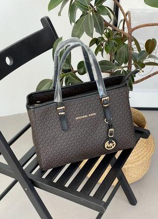 Сумка michael kors jet set big brown