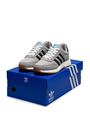 Кроссовки женские adidas originals iniki w // женские кроссовки// кроссовки адидас иники бело-серые