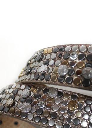 Y2k strass belt винтажный готический ремень со стразами натуральная кожа