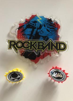 Новые кольца rockband со знаком на липучке1 фото