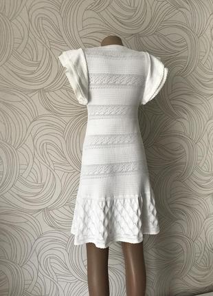 Белоснежное платье «zara»3 фото