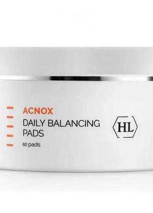 Балансировочные спонжи holy land acnox daily balancing pads 60 шт