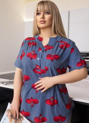 Блузка - рубашка женская5 фото