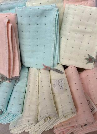 Кухонные полотенца махра/лён упаковка 12 шт