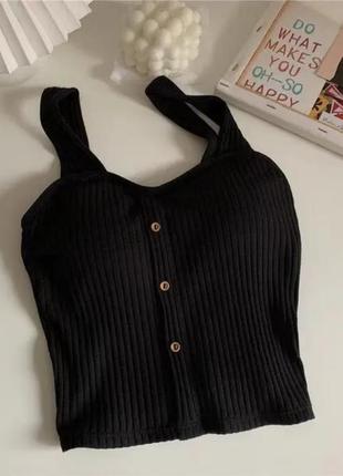 Топ на гудзиках 🖤