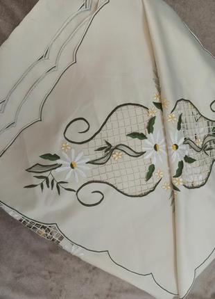 Скатерть нарядная на стол.2.26* 1.87 см m&s collection вьетнам10 фото