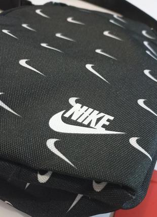 Сумка nike з логотипами мессенджер, барсетка (2 кольора)4 фото