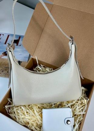 Женская кожаная сумка, кошилек кожа, подарочный набор1 фото