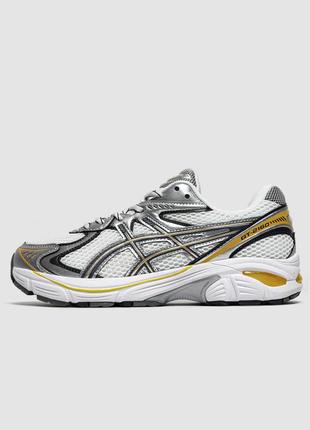 Кроссовки asics горизонтально 2160 'pure silver yellow'