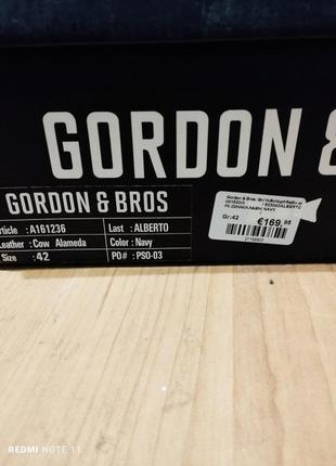 Модні шкіряні демісезонні черевики відомого бренду чоловічого взуття з німеччини gordon & bros.6 фото