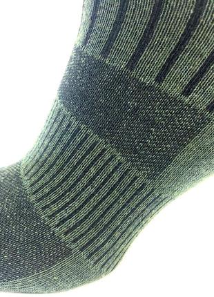 Набір літні тактичні шкарпетки зсу 6 пар 41-45 tactic three color армійські шкарпетки військові високі8 фото