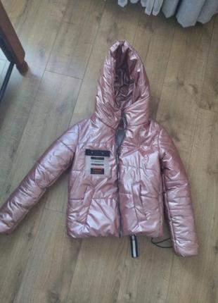 Куртка, перехідна, на дівчинку. розмір 1401 фото