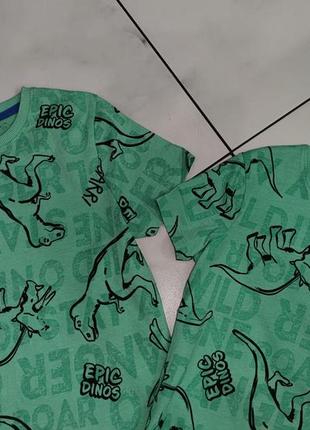 Фемили лук футболки dino 2шт 8-9 (128-134см) 3-4 года (98-104см)3 фото