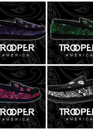 Слипоны, лоферы, мокасины trooper 41, 42, 43, 44, 45, 46р